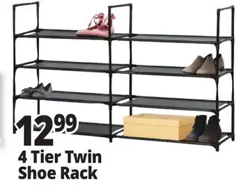 Ocean State Job Lot 4 tier twin shoe rack offer
