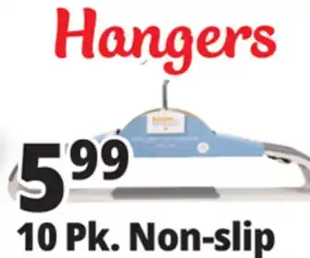 Ocean State Job Lot Hangers 10 pk. non-slip offer