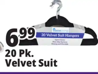 Ocean State Job Lot Homeliving velvet suit hangers, 20 count offer