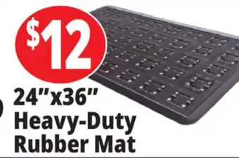 Ocean State Job Lot 24x36 heavy-duty rubber mat offer
