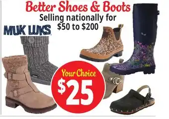 Ocean State Job Lot Better shoes & boots offer