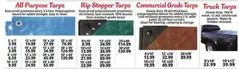 Ocean State Job Lot Tarps offer