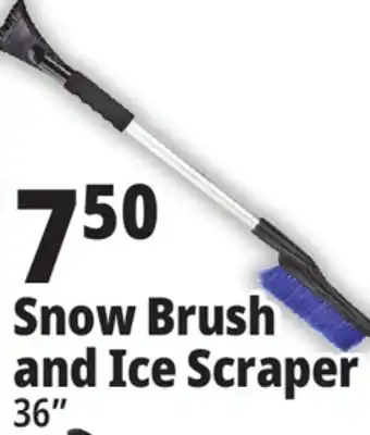 Ocean State Job Lot Snow brush and ice scraper offer