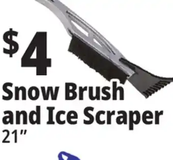 Ocean State Job Lot Snow brush and ice scraper offer