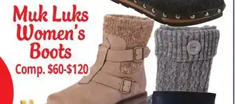 Ocean State Job Lot Muk luks women's boots offer