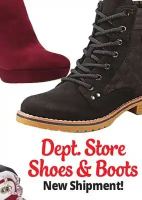 Ocean State Job Lot Dept. store shoes & boots offer