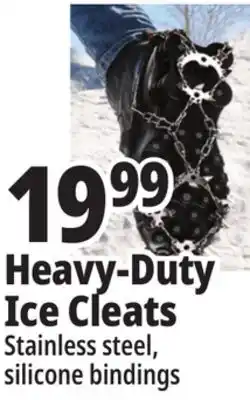 Ocean State Job Lot Heavy-duty ice cleats offer