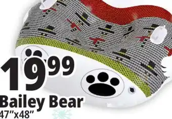 Ocean State Job Lot Bestway h2ogo! snow bailey the bear snow tube, 47 x 48 offer