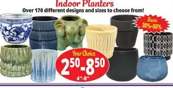 Ocean State Job Lot Indoor planters offer