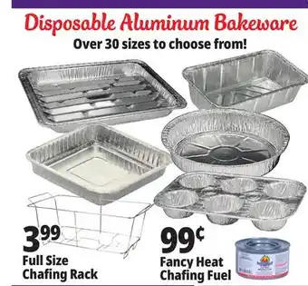 Ocean State Job Lot Disposable aluminum bakeware offer
