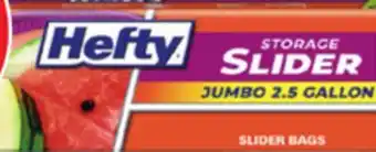 Ocean State Job Lot Hefty storage jumbo gallon slider bags, 12 count offer