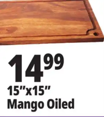 Ocean State Job Lot Smith & callahan oiled mango wood cutting board offer