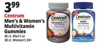 Ocean State Job Lot Centrum men's & women's multivitamin gummies offer