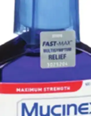 Ocean State Job Lot Mucinex cold & flu high blood pressure offer