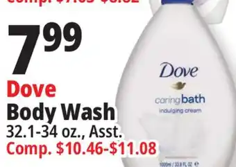 Ocean State Job Lot Dove body wash offer