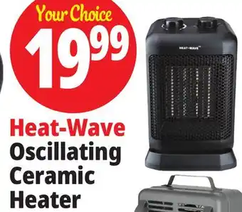 Ocean State Job Lot Heat-wave oscillating ceramic heater offer