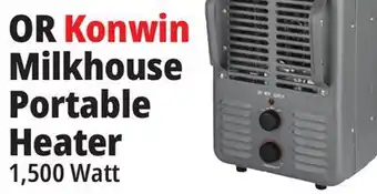 Ocean State Job Lot Milkhouse portable heater offer