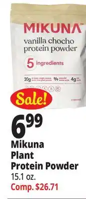 Ocean State Job Lot Mikuna plant protein powder offer