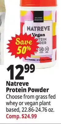 Ocean State Job Lot Natreve protein powder offer