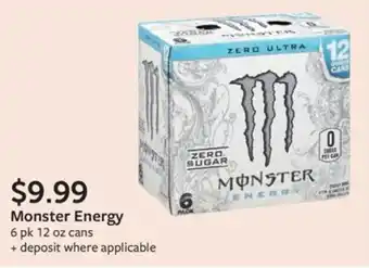 Fareway Monster Energy offer