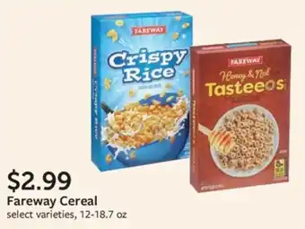 Fareway Fareway Cereal offer