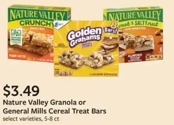 Fareway Nature Valley Granola or General Mills Cereal Treat Bars offer