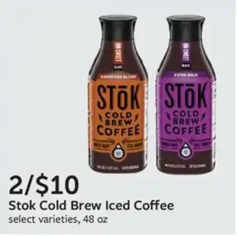 Fareway Stok Cold Brew Iced Coffee offer