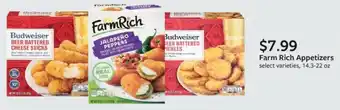 Fareway Farm Rich Appetizers offer