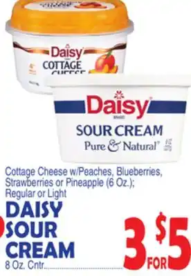 Bravo Supermarkets Daisy sour cream 8 oz. cntr offer