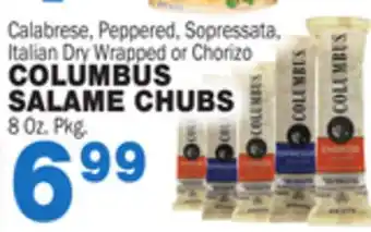 Bravo Supermarkets Columbus salame chubs offer