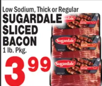 Bravo Supermarkets Sugardale sliced bacon offer