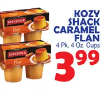 Bravo Supermarkets Kozy shack caramel flan offer