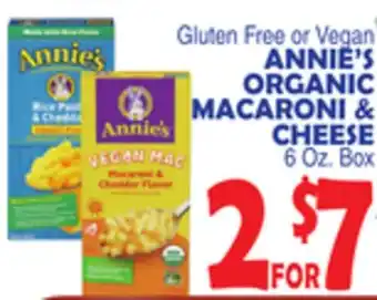 Bravo Supermarkets Annie's organic macaroni & cheese offer