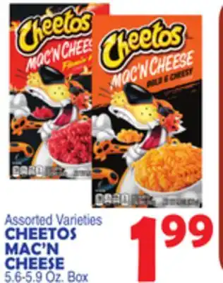 Bravo Supermarkets Cheetos mac'n cheese offer