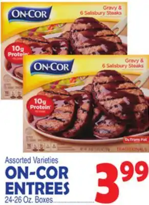 Bravo Supermarkets On-cor entrees offer