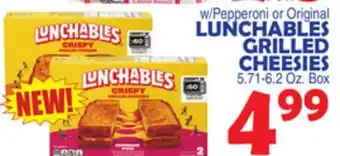 Bravo Supermarkets Lunchables grilled cheesies offer