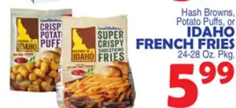 Bravo Supermarkets Idaho french fries offer