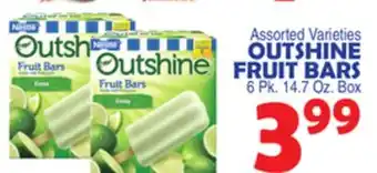 Bravo Supermarkets Outshine fruit bars offer