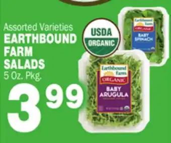 Bravo Supermarkets Earthbound farm salads offer