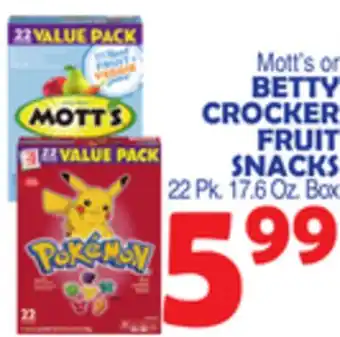 Bravo Supermarkets Betty crocker fruit snacks offer