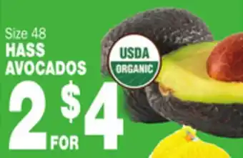 Bravo Supermarkets Hass avocados offer