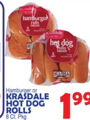 Bravo Supermarkets Krasdale hot dog rolls offer