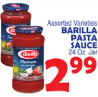 Bravo Supermarkets Barilla pasta sauce offer