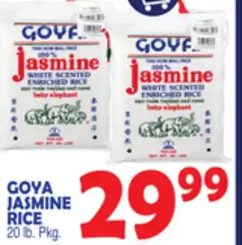 Bravo Supermarkets Goya jasmine rice offer
