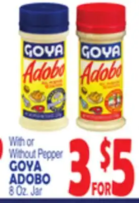 Bravo Supermarkets Goya adobo offer