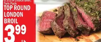 C Town Top round london broil offer