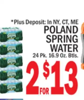 C Town Poland spring water offer