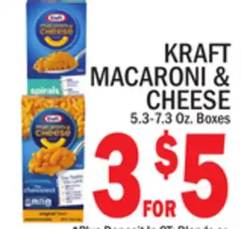 C Town Kraft macaroni & cheese offer