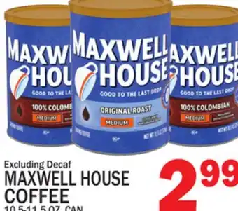 C Town Maxwell house coffee offer