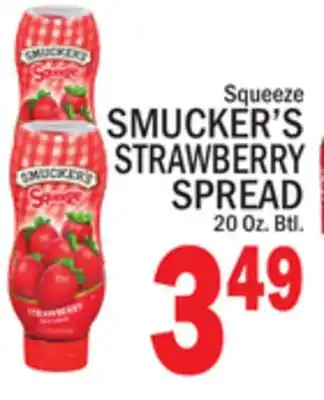 C Town Smucker's strawberry spread offer